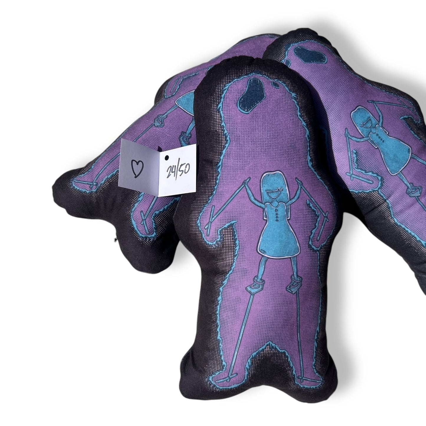 Carina Round Bear Plushie Velvet Pillow