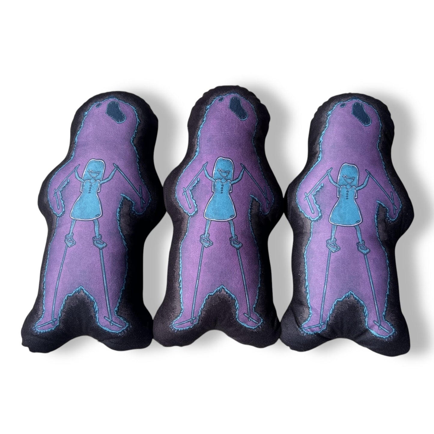 Carina Round Bear Plushie Velvet Pillow