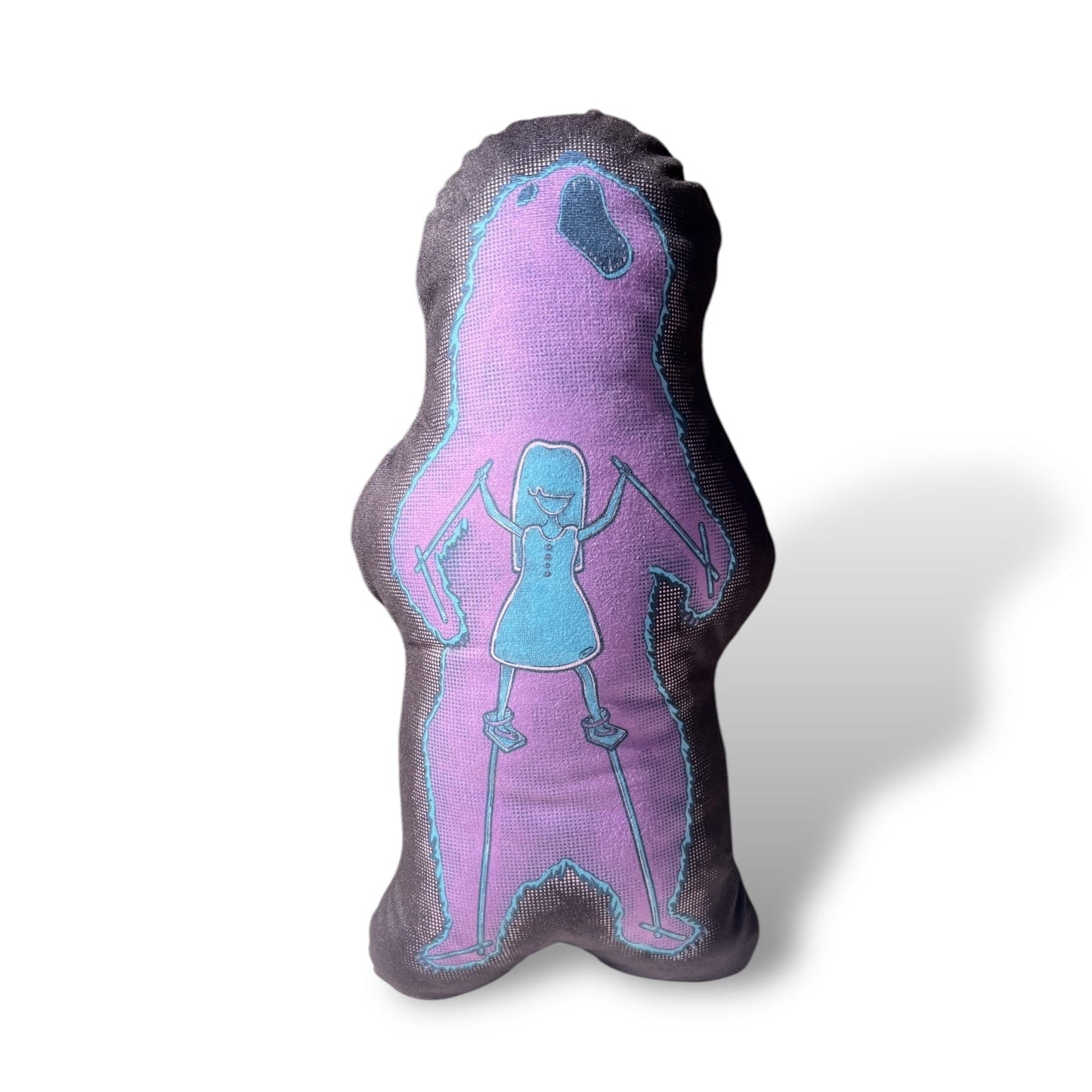 Carina Round Bear Plushie Velvet Pillow