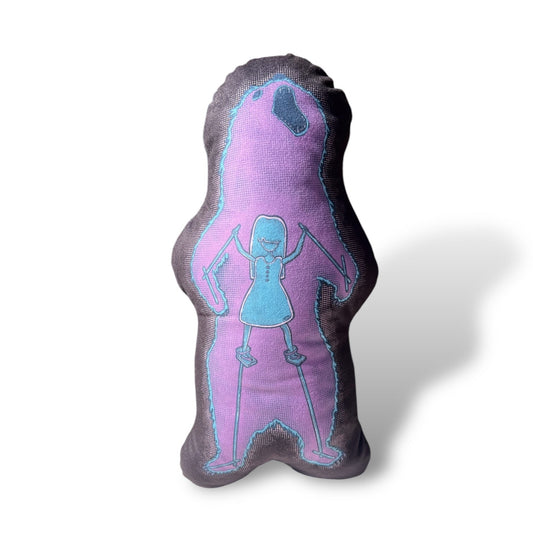 Carina Round Bear Plushie Velvet Pillow